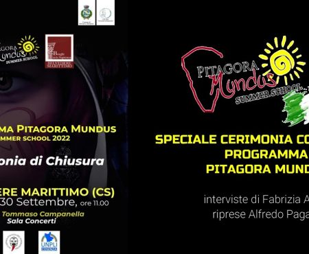 Speciale Cerimonia di chiusura Programma Pitagora Mundus a Belvedere M.mo