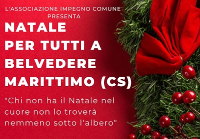 “Natale per tutti a Belvedere M.mo”. Un cartellone di eventi solidali organizzato da “Impegno Comune”