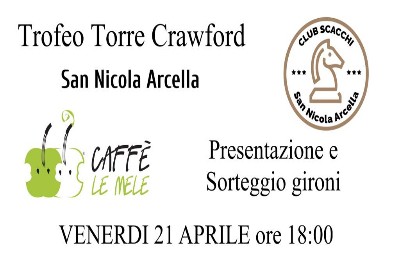 San Nicola Arcella: Tutto pronto per il 1° Torneo di scacchi “Torre Crawford”