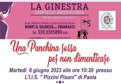 Violenza sulle donne: Iniziativa de “La Ginaestra” all’I.I.S. “Pizzini-Pisani” di Paola