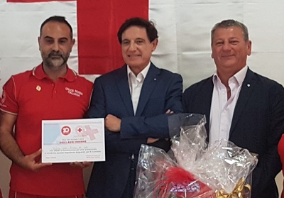 Scalea: Il Rotary Club Riviera dei Cedri ha partecipato alla festa dei 10 anni della Croce Rossa Alto Tirreno Cosentino