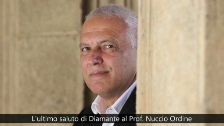 DIAMANTE (CS): L’ULTIMO SALUTO AL PROF. NUCCIO ORDINE