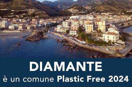 Diamante comune Plastic Free 2024. Premiate le buone pratiche dell’Amministrazione Comunale