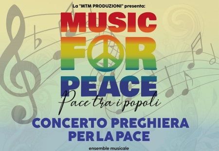Scalea: Domenica 21 aprile il Concerto preghiera “Music For Peace“
