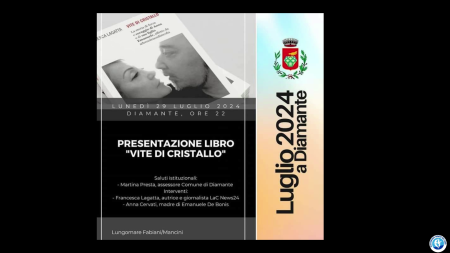 La Giornalista Francesca Lagatta presenta il suo Libro “Vite Di Cristallo”