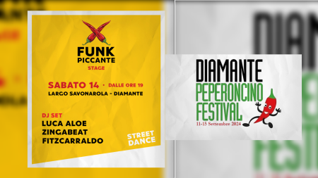 Il Dj set Funk Piccante arriva al Peperoncino Festival di Diamante