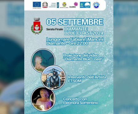 Serata conclusiva del progetto “𝗗𝗜𝗔𝗠𝗔𝗡𝗧𝗘 𝗕𝗟𝗨𝗘 𝗖𝗢𝗔𝗦𝗧 𝟮𝟬𝟮𝟰”