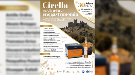 Diamante: Evento “Cirella tra storia ed enogastronomia” per presentare il Panettone Artigianale al Chiarello