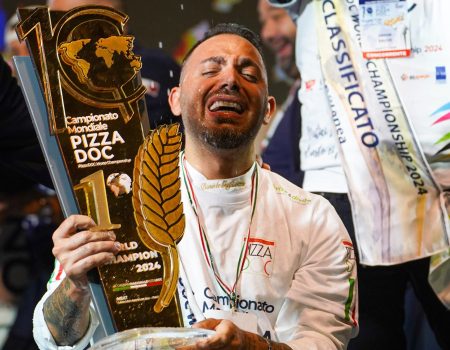 Daniele Gagliotta, napoletano di Washington D.C, vince il 10° Campionato Mondiale Pizza DOC